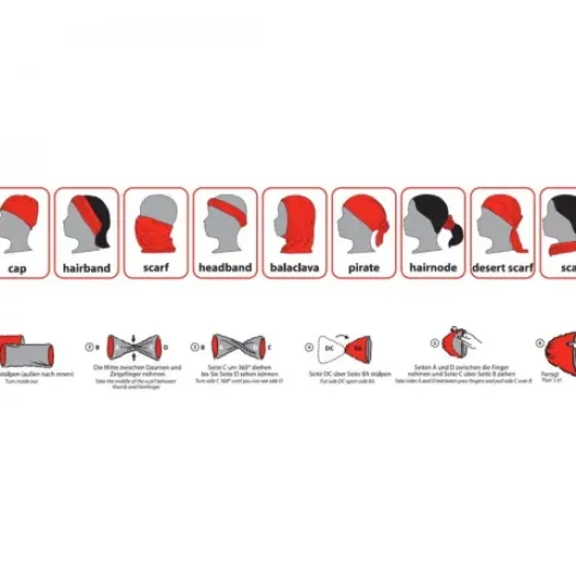 H.A.D. Originals Solid Winter Fleece Multifunctional Cloth – Black Eyes/Black Outlet