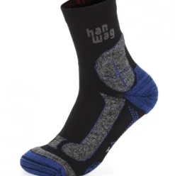 H.A.D. Hanwag Hike Merino Socks – Black/Royal Blue Discount