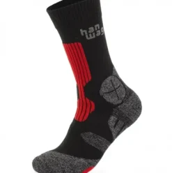H.A.D. Hanwag Trek Hiking Socks – Asphalt/Red Discount