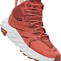 H.A.D. Hoka Anacapa Mid Gtx Women'S Hiking Shoes – Hot Sauce / Cherry Mahogany Outlet