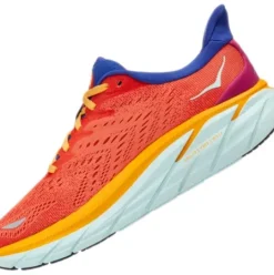 H.A.D. Hoka Clifton 8 Women'S Running Shoes – Fiesta / Bluing Sale