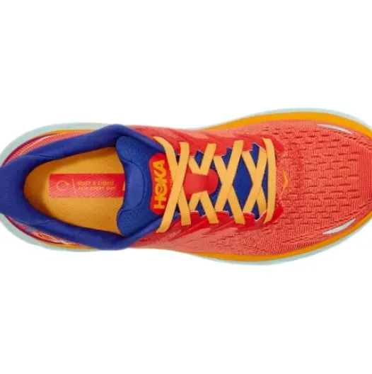 H.A.D. Hoka Clifton 8 Women'S Running Shoes – Fiesta / Bluing Sale