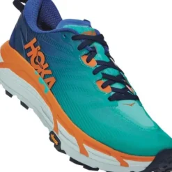 H.A.D. Hoka Mafate Speed 3 Running Shoes – Dazzling Blue / Desert Sun Discount