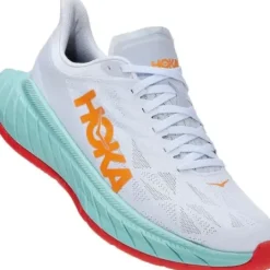 H.A.D. Hoka One One Carbon X 2 Women'S Running Shoes – White / Blazing Orange Discount
