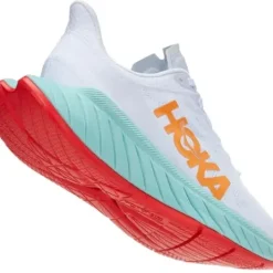 H.A.D. Hoka One One Carbon X 2 Women'S Running Shoes – White / Blazing Orange Discount
