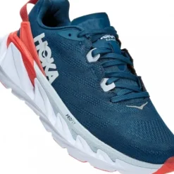 H.A.D. Hoka One One Elevon 2 Women'S Running Shoes – Moroccan Blue / Hot Coral Outlet