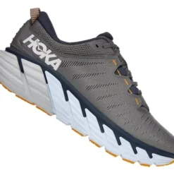 H.A.D. Hoka One One Gaviota 3 Running Shoes – Charcoal Grey / Ombre Blue Discount